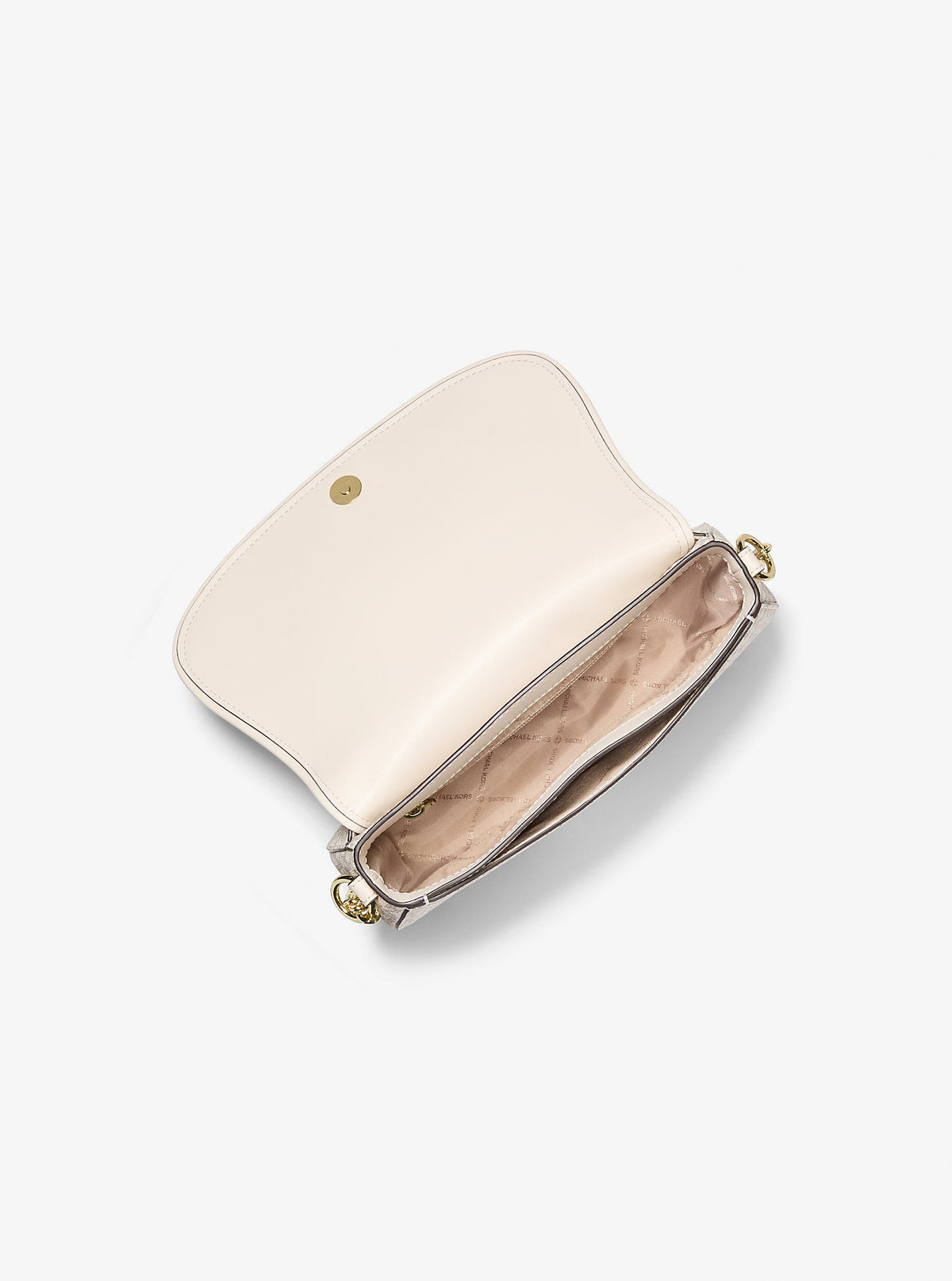 Mila Medium Signature Logo Messenger Bag