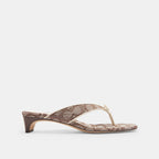 Coach Outlet Bow Thong Kitten Heel In Signature Jacquard