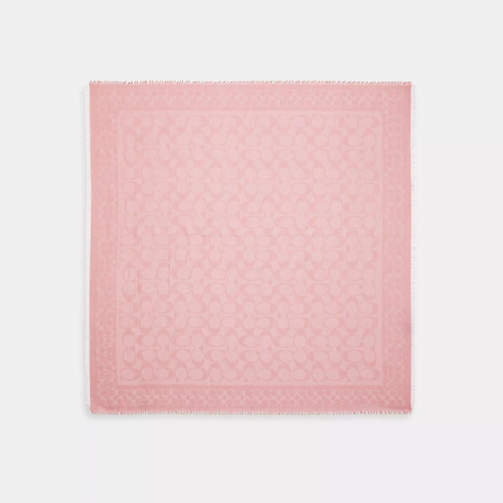 Coach Outlet Signature Oversized Square Scarf
