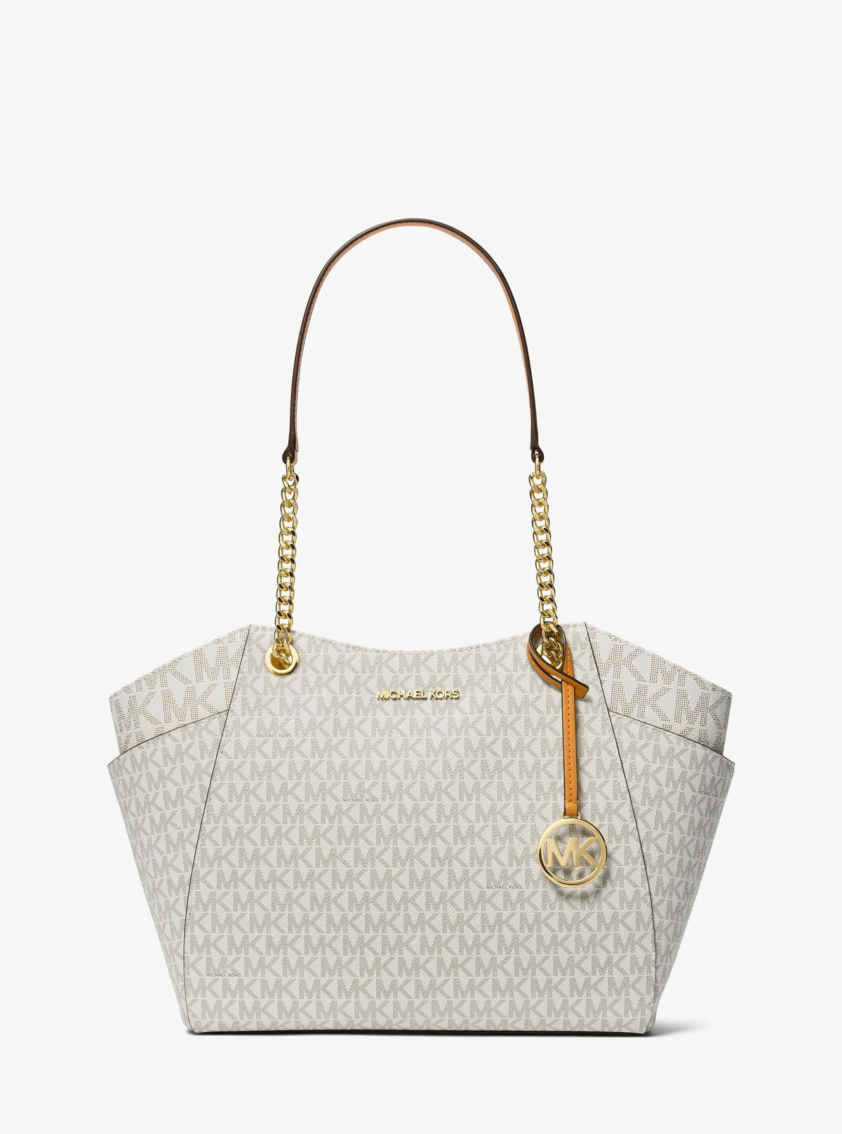 Jet Set Large Signature Logo Shoulder Bag