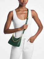 Jet Set Travel Pebbled Leather Convertible Crossbody Bag