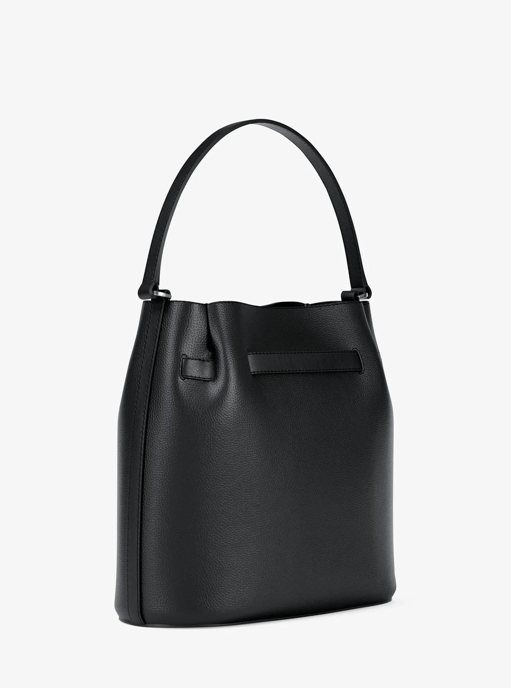 Carson Medium Pebbled Leather Convertible Bucket Crossbody Bag