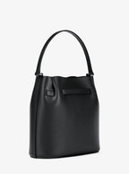 Carson Medium Pebbled Leather Convertible Bucket Crossbody Bag