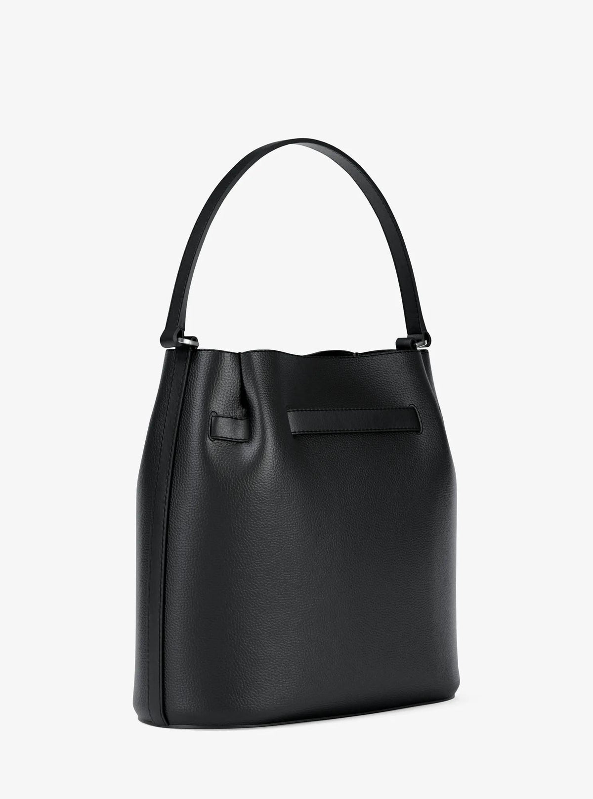 Carson Medium Pebbled Leather Convertible Bucket Crossbody Bag
